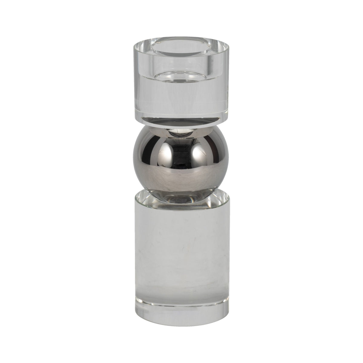 8" MARLA SMALL CRYSTAL CANDLESTICK Table Decors| Sagebrook Home