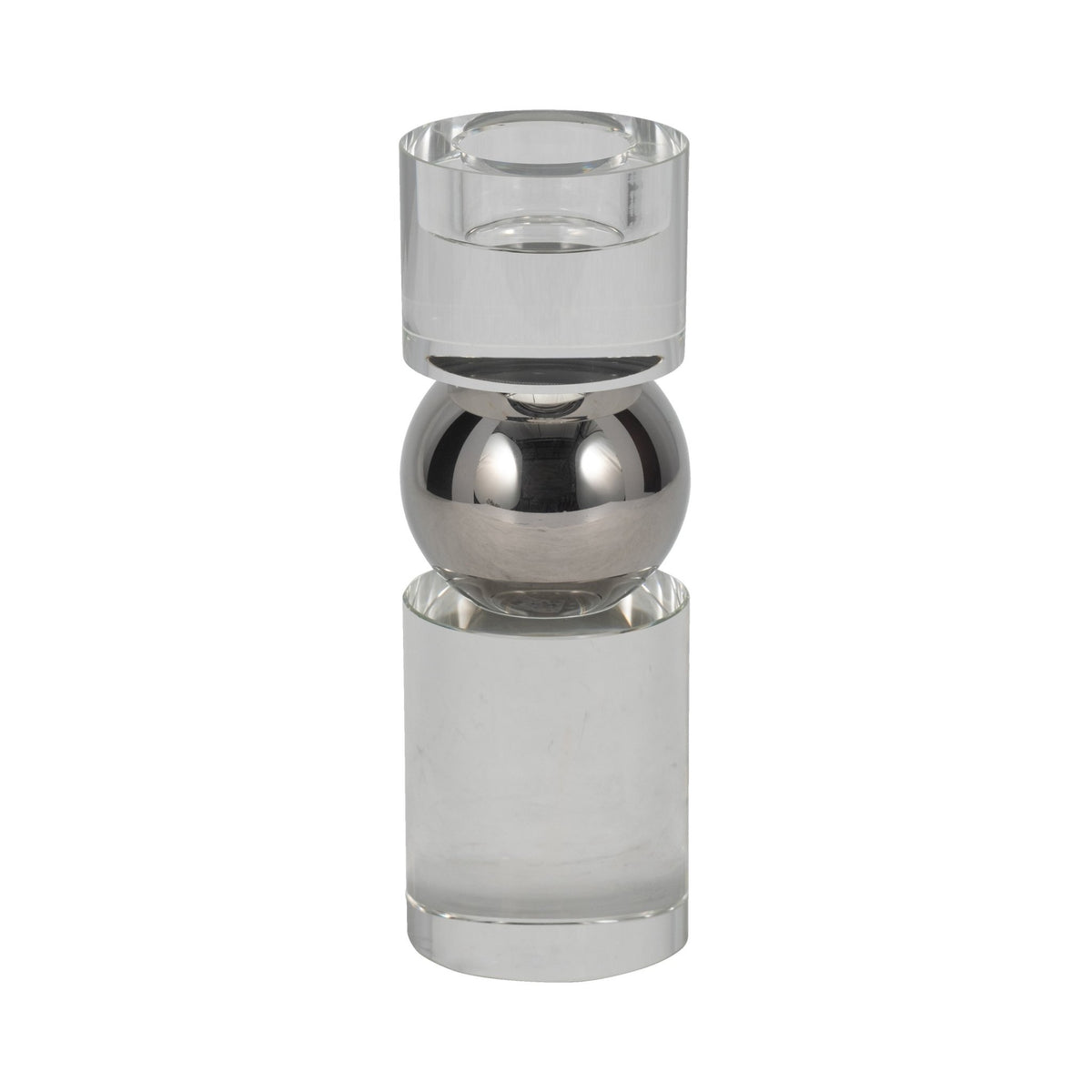 8" MARLA SMALL CRYSTAL CANDLESTICK Table Decors| Sagebrook Home