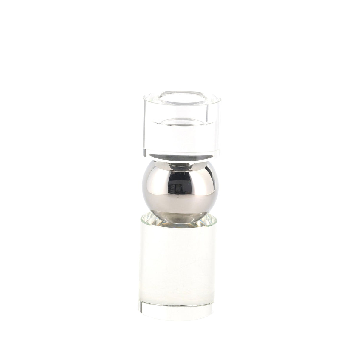 8" MARLA SMALL CRYSTAL CANDLESTICK Table Decors| Sagebrook Home