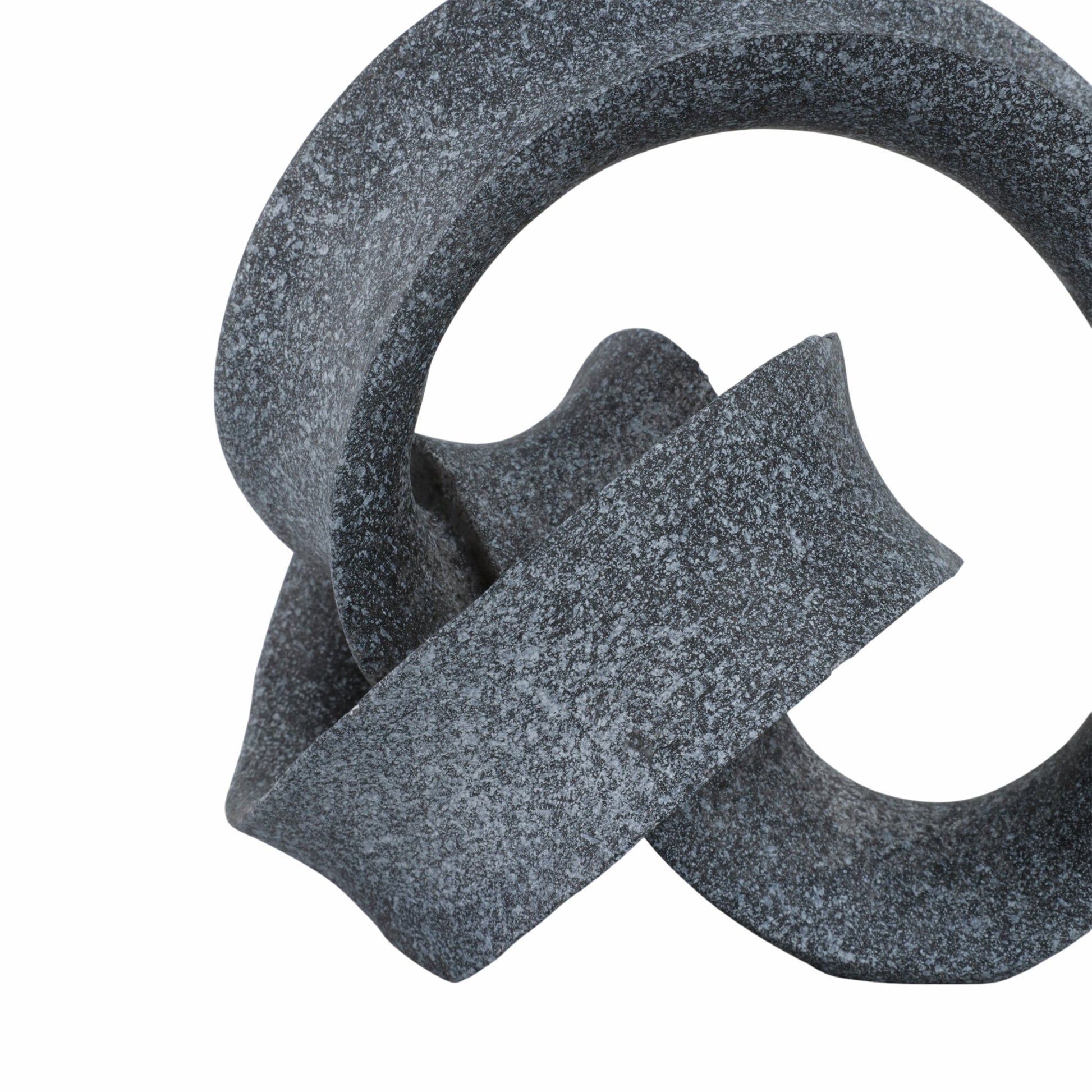 8" Menen Small Black Loop Statuary Table Decors| Sagebrook Home