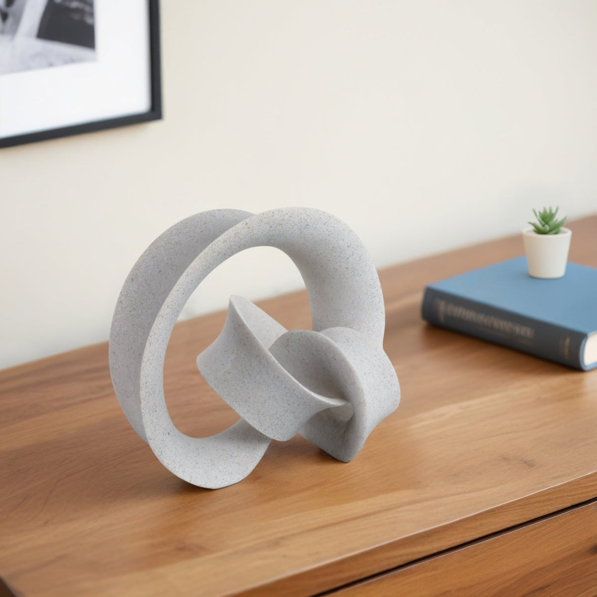 8" MENEN SMALL GREY LOOP STATUARY Table Decors| Sagebrook Home