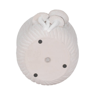 8" Mushroom Applique Planter, Grey - Al Rugaib Furniture