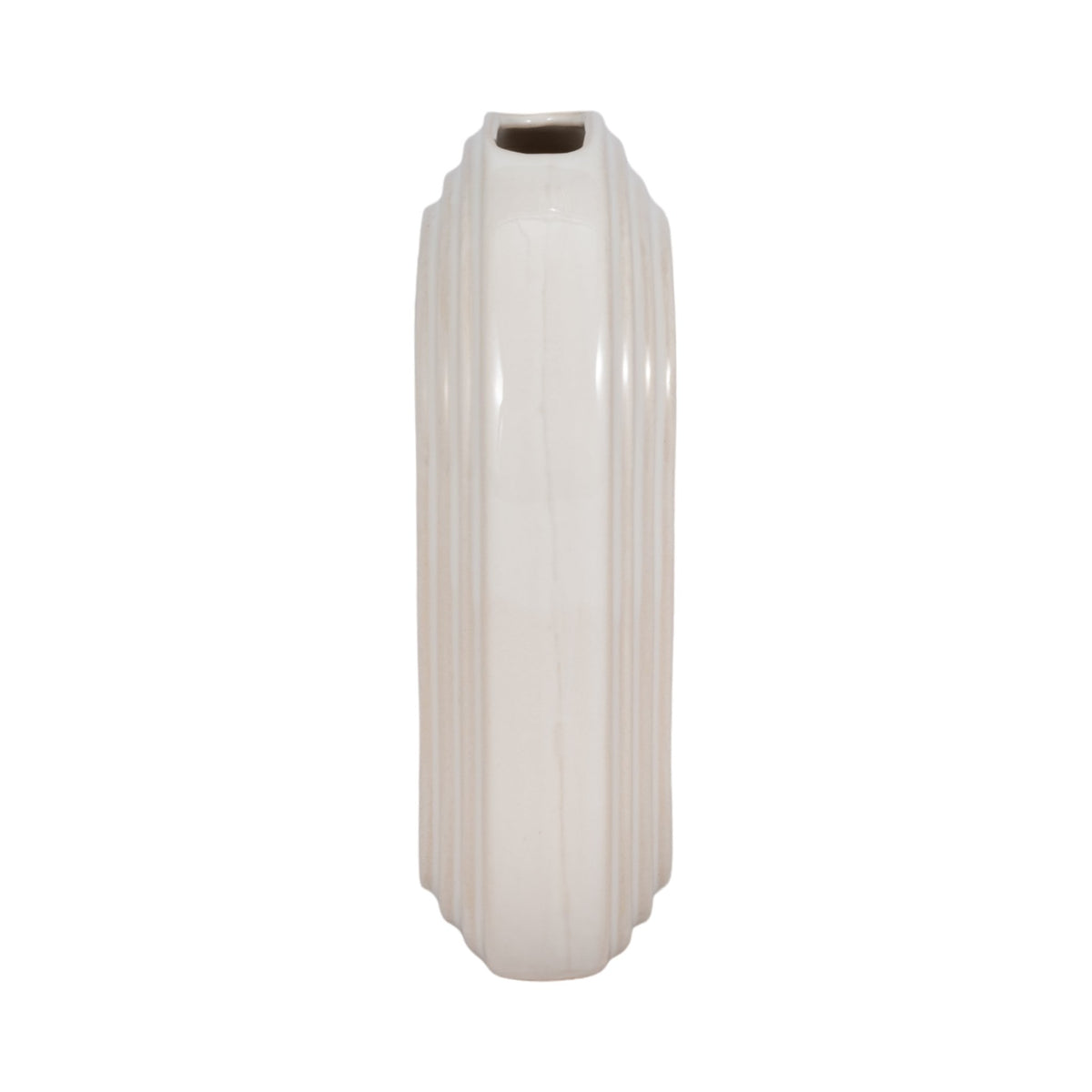8" Oval Arch Vase, Ivory Vases and Jars| Sagebrook Home
