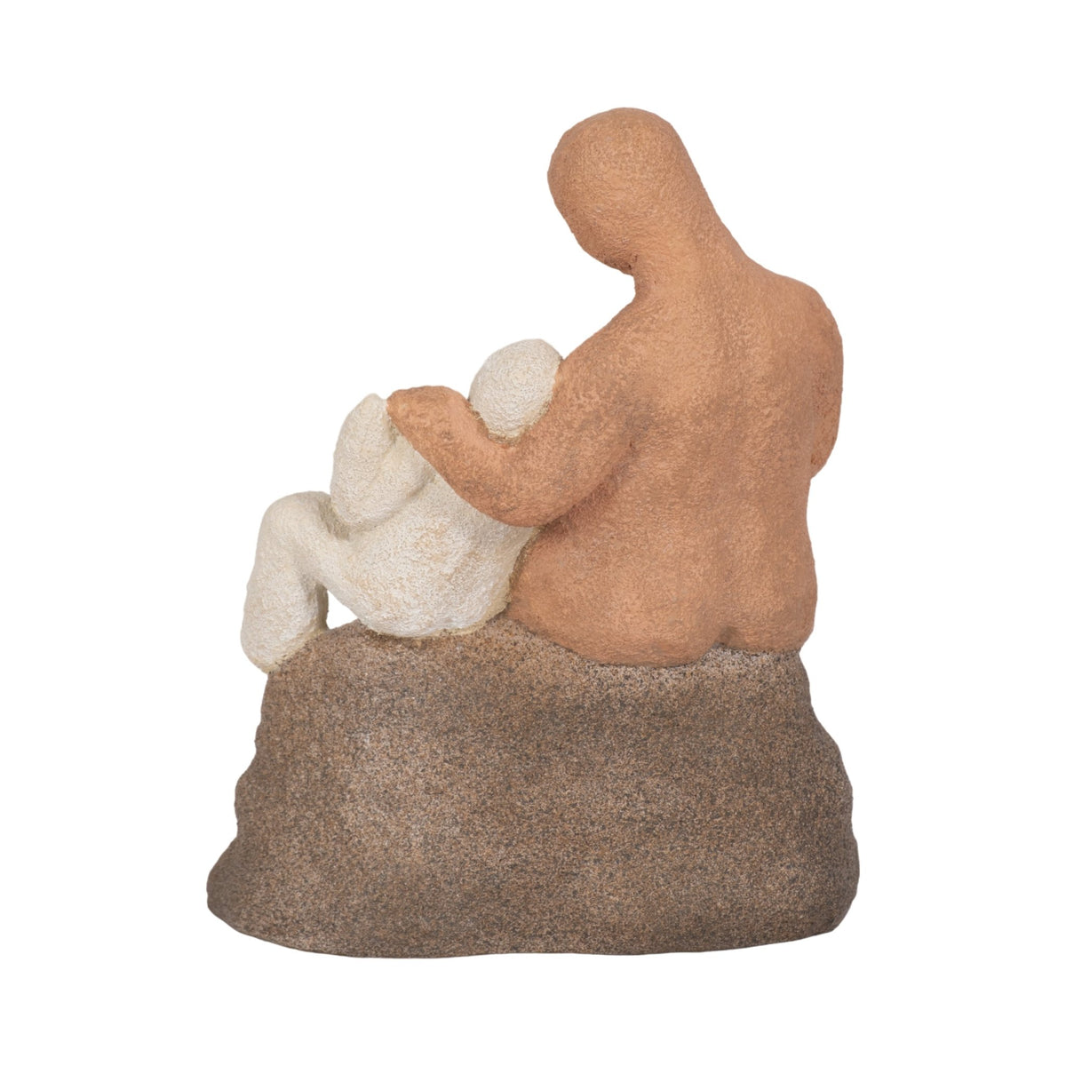 8" Parent And Child On Rock, Multi Table Decors| Sagebrook Home