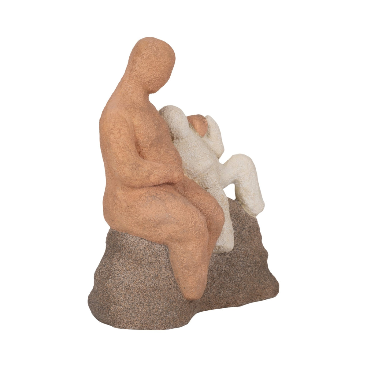 8" Parent And Child On Rock, Multi Table Decors| Sagebrook Home