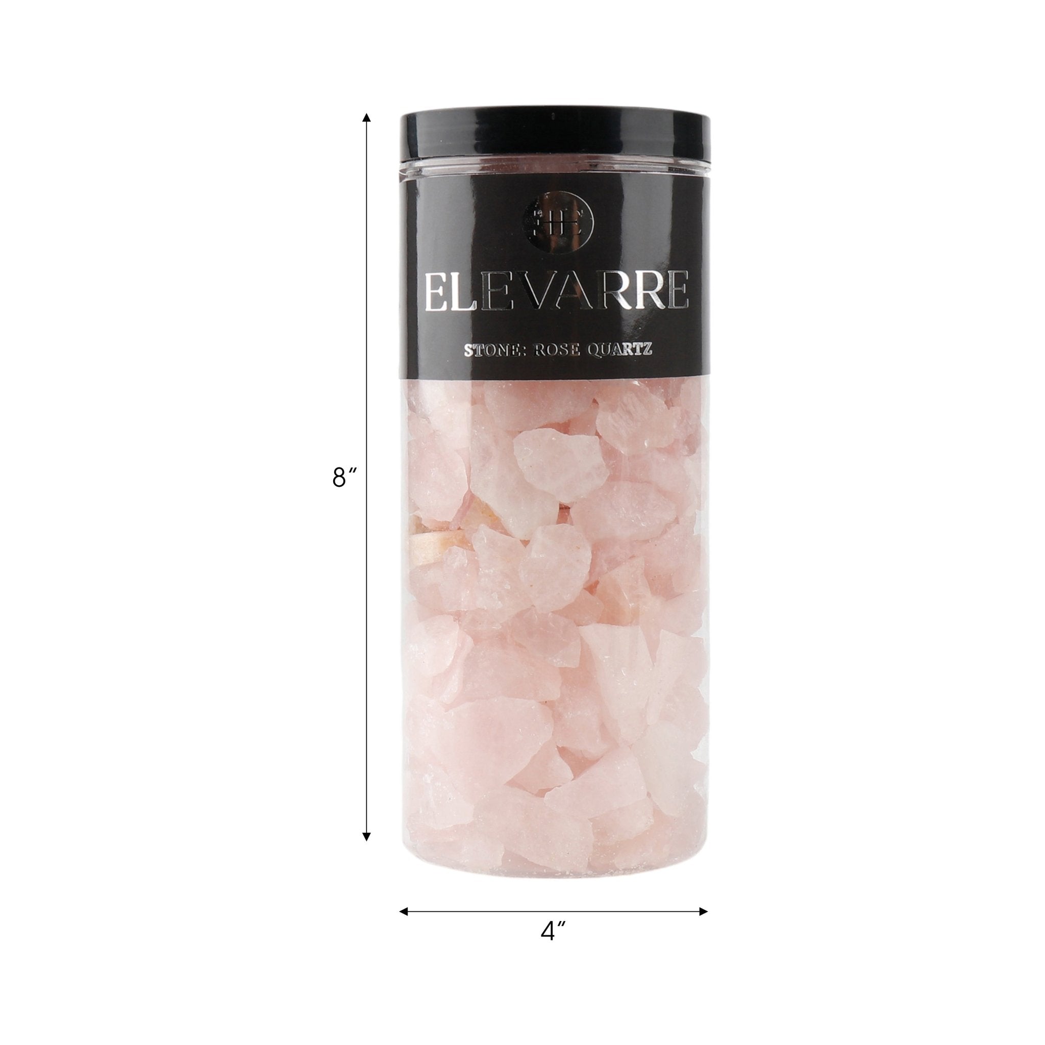8" Rose Quartz Raw Stone Filler, Pink Table Decors| Sagebrook Home