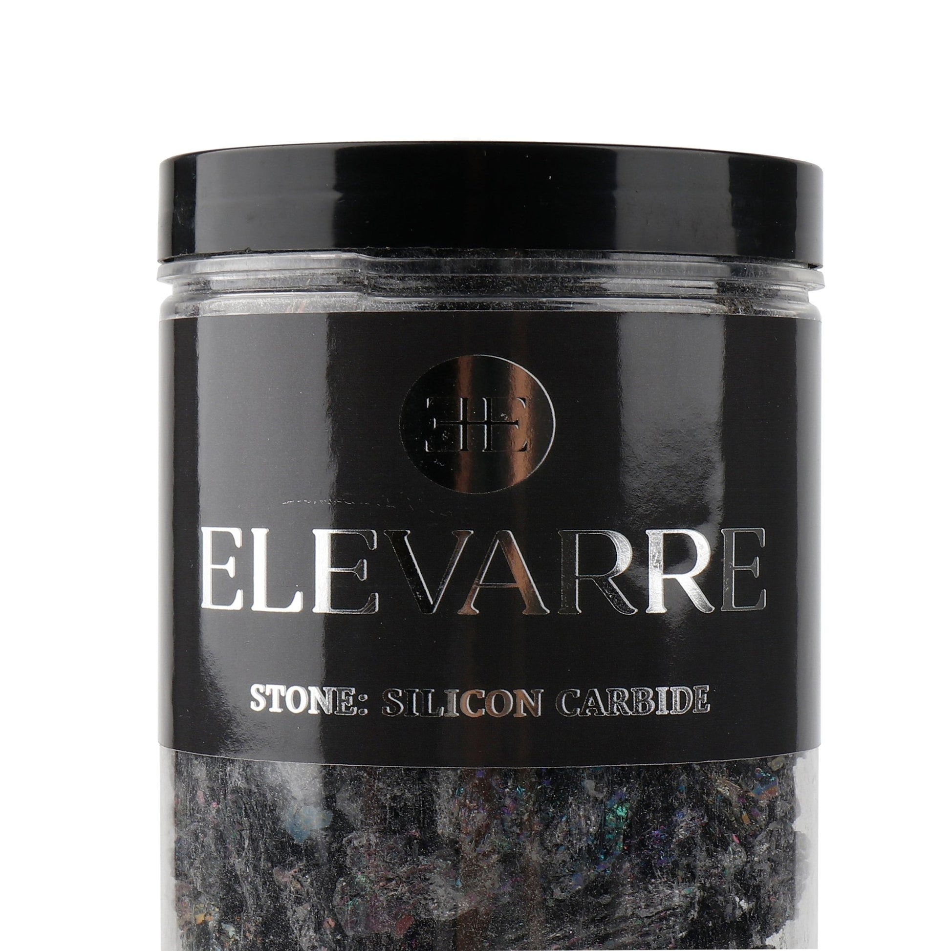 8" Silicon Carbide Raw Stone Filler, Black Table Decors| Sagebrook Home
