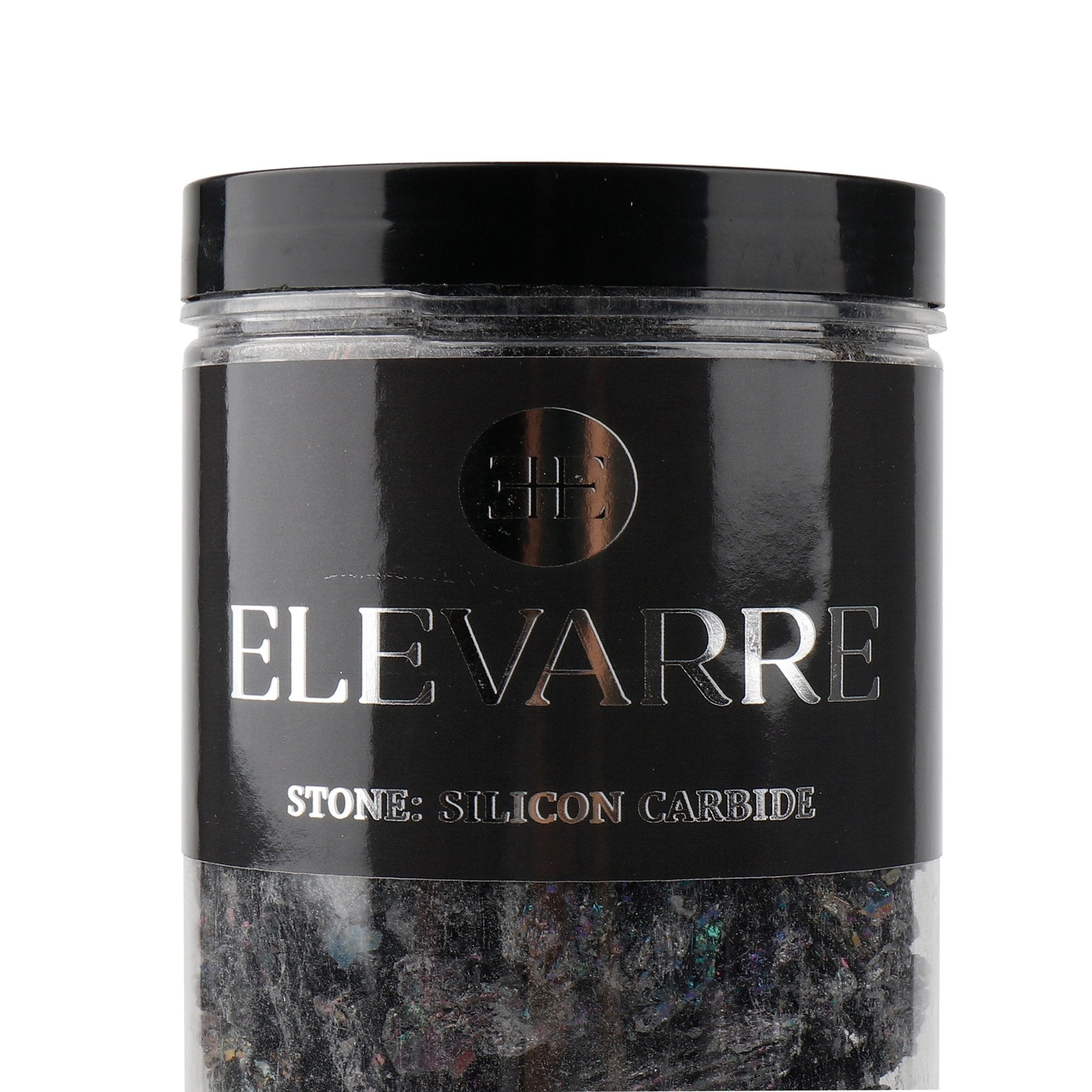 8" Silicon Carbide Raw Stone Filler, Black Table Decors| Sagebrook Home