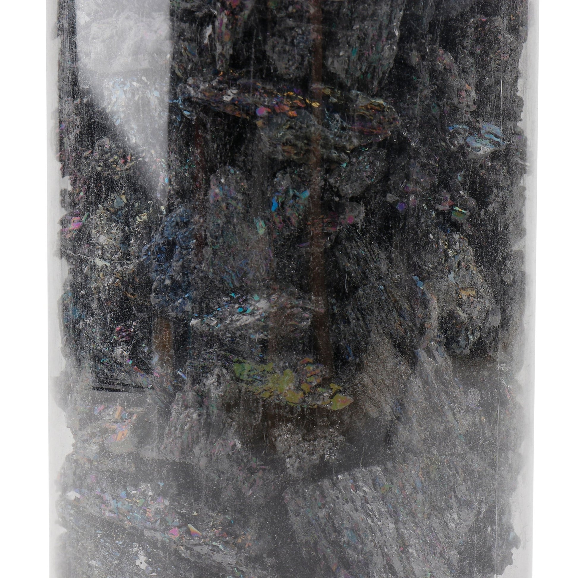 8" Silicon Carbide Raw Stone Filler, Black Table Decors| Sagebrook Home