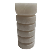 8" Solica Small Alibaster Candleholder
