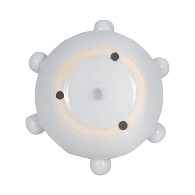 8" Tapered Bubble Planter, White - Al Rugaib Furniture