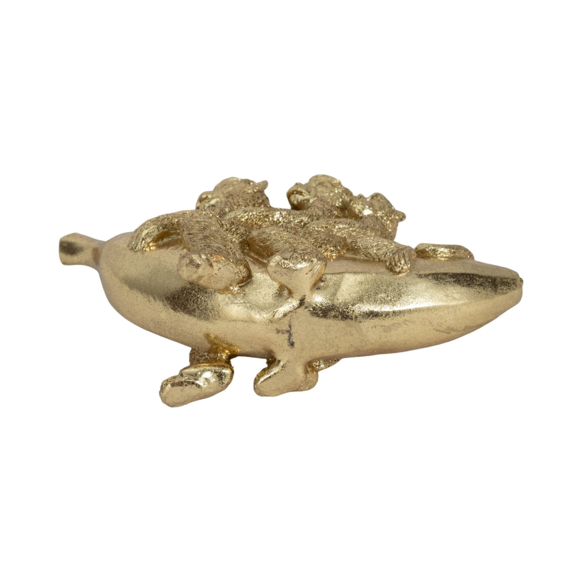 8" Three Monkeys On Banana, Gold Table Decors| Sagebrook Home