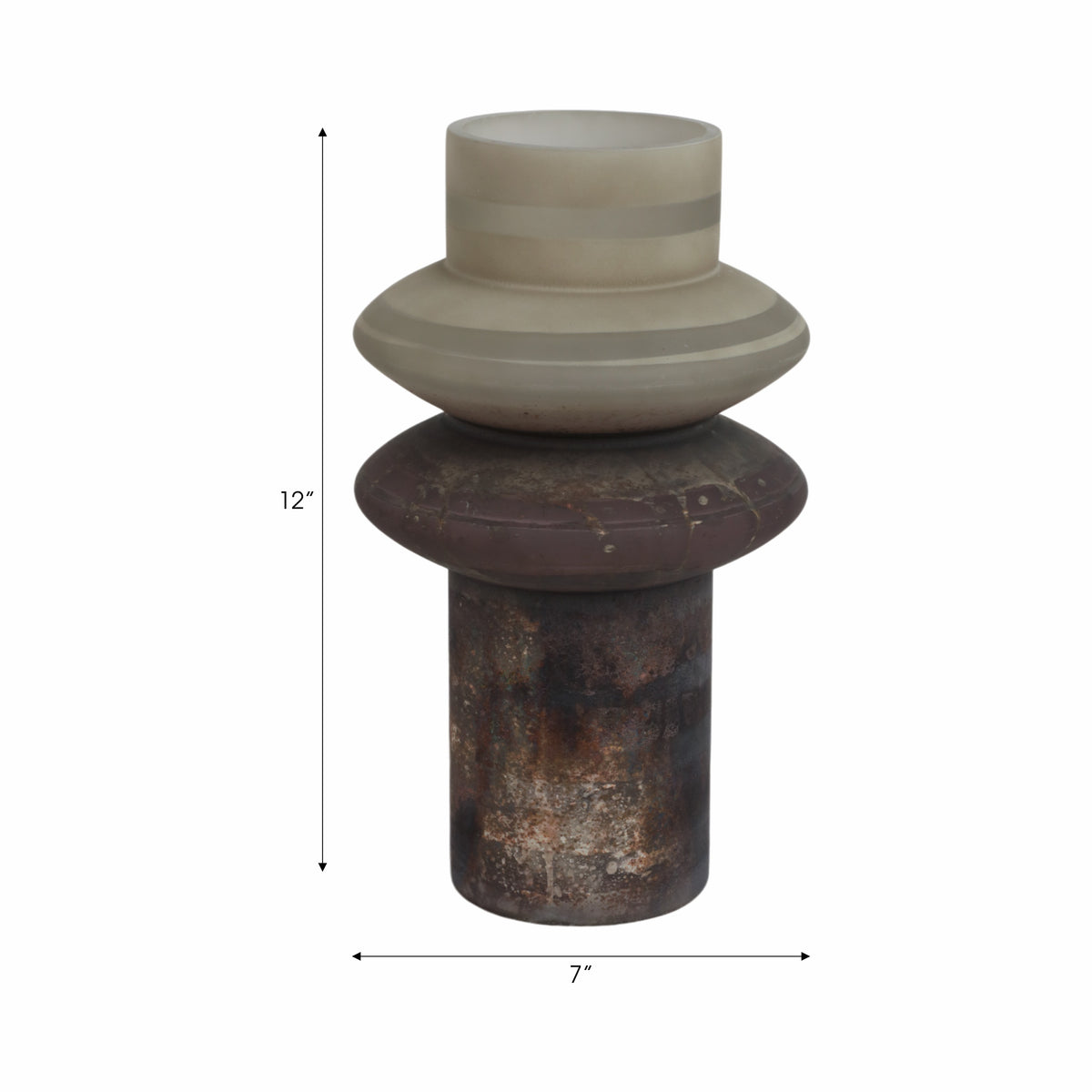 وعاء زجاجي كيمبر Quimper Glass Vase