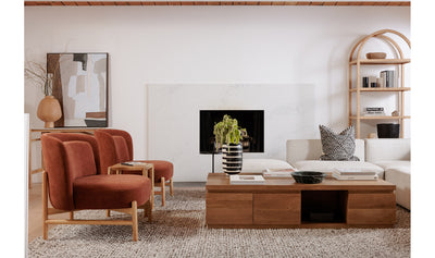 Sigge Accent Chair Burnt Auburn