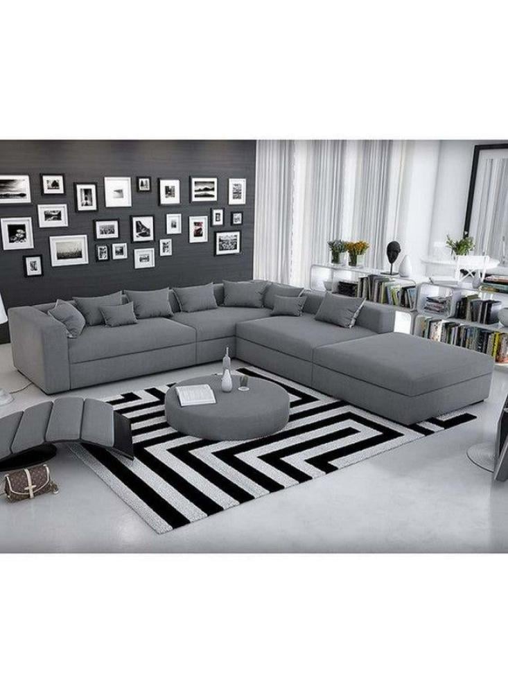 Royal – Sophisticated Sectional Sofa – Gray – 300×300×90×85 cm