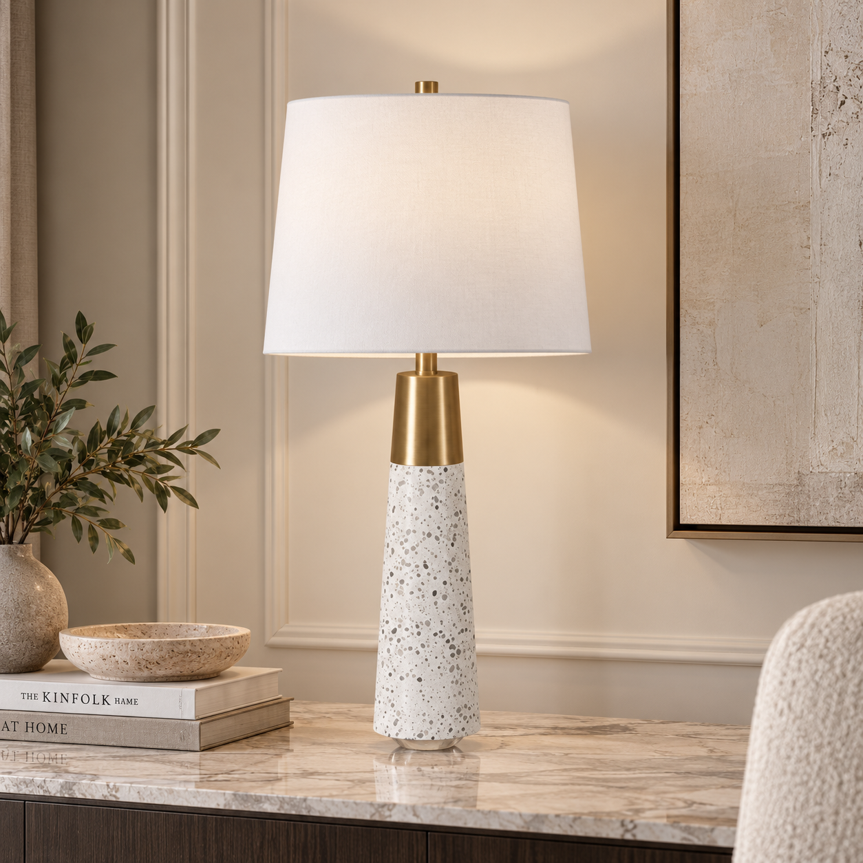 Claire Stone Table Lamp