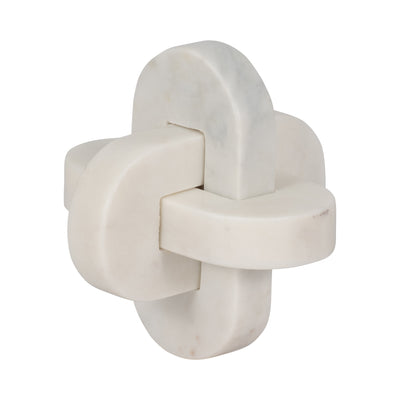 6 LIAM WHITE MARBLE KNOTS