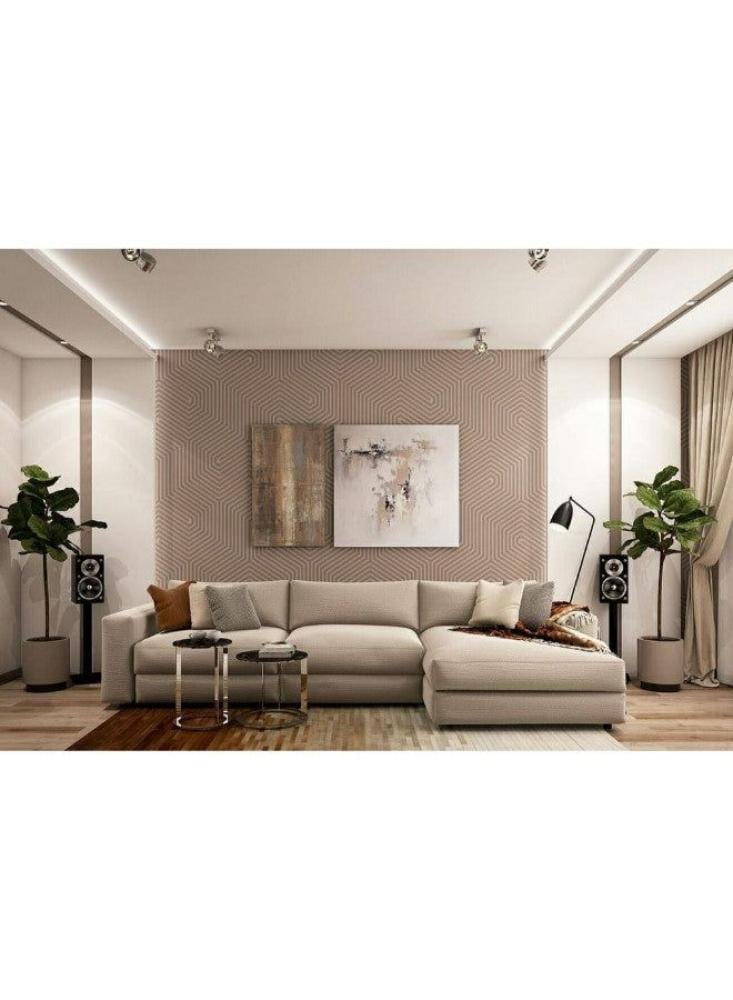 Royal | Modern Sleek L-Shape Sofa - Grey - 270x180x85x85cm