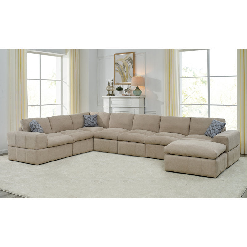 كنبة ريترو لوكس على شكل حرف U - 400x230x170 سم