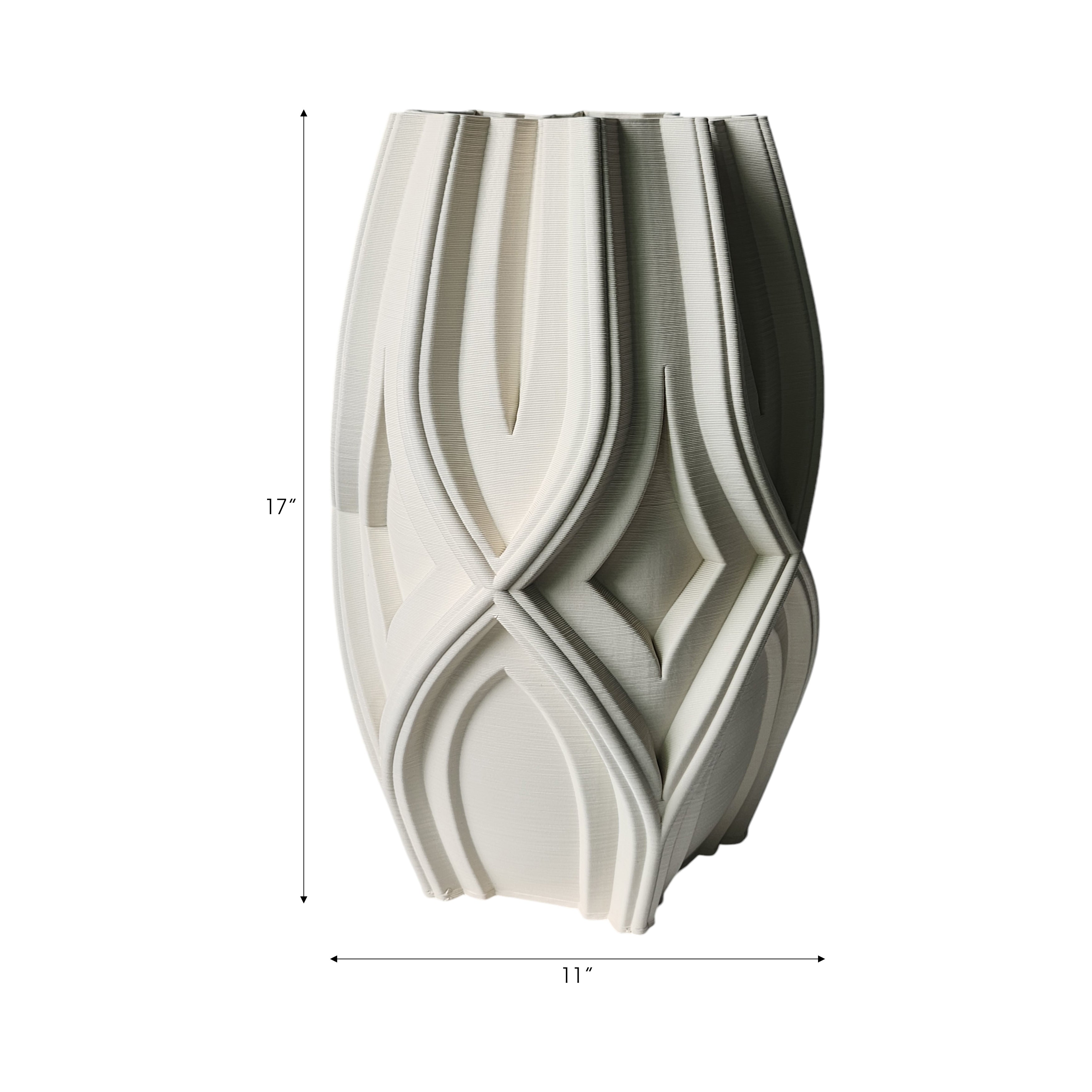 مزهرية سالفورد المطبوعة ثلاثية الأبعاد Salford 3d Printed Vase