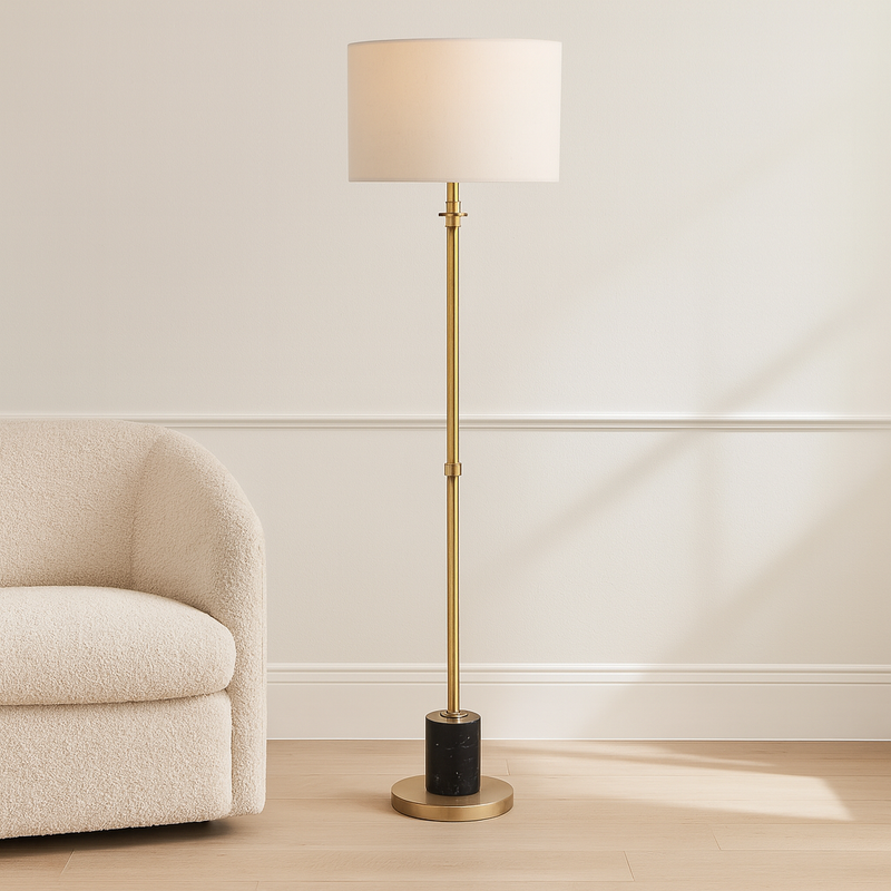 Uttermost Guard Brass Floor Lamp