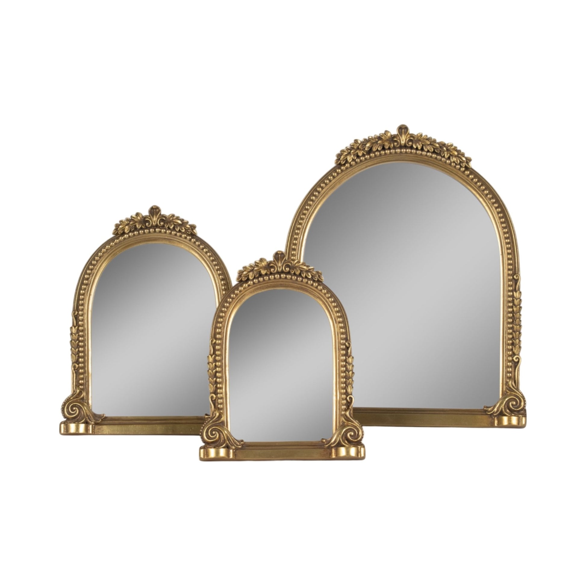 8x10 Ornate Arch Photo Frame, Gold Table Decors| Sagebrook Home