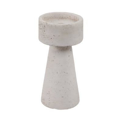 8x4" Taper & Pillar Holder, White - Al Rugaib Furniture