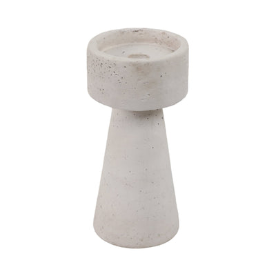 8x4" Taper & Pillar Holder, White - Al Rugaib Furniture