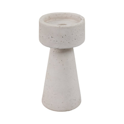 8x4" Taper & Pillar Holder, White - Al Rugaib Furniture