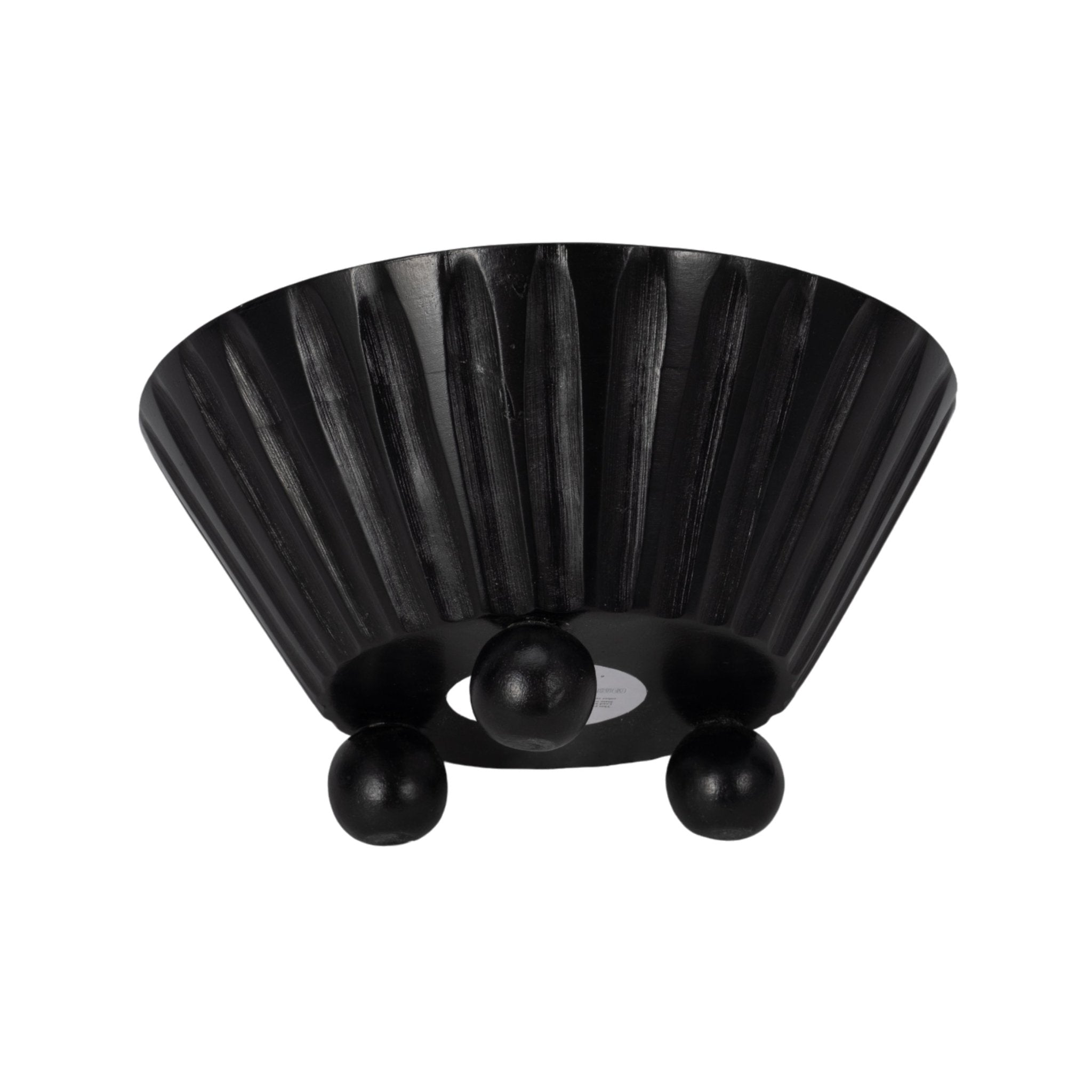 9" 17oz Footed Bowl/scented Wax, Black Candle Holders| Sagebrook Home