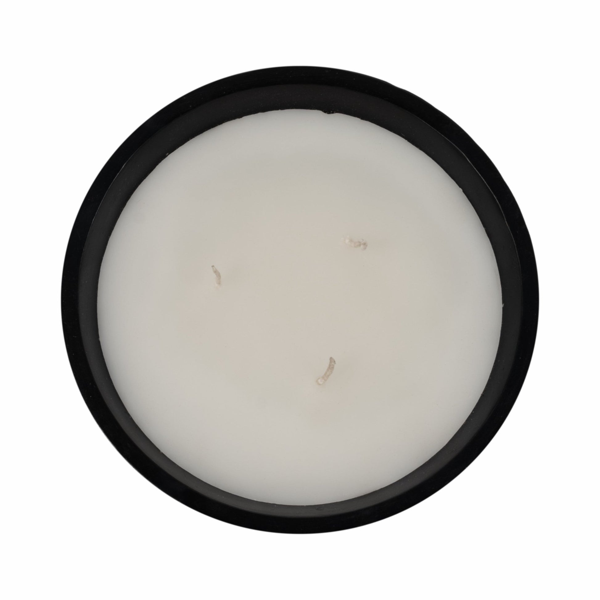 9" 17oz Footed Bowl/scented Wax, Black Candle Holders| Sagebrook Home