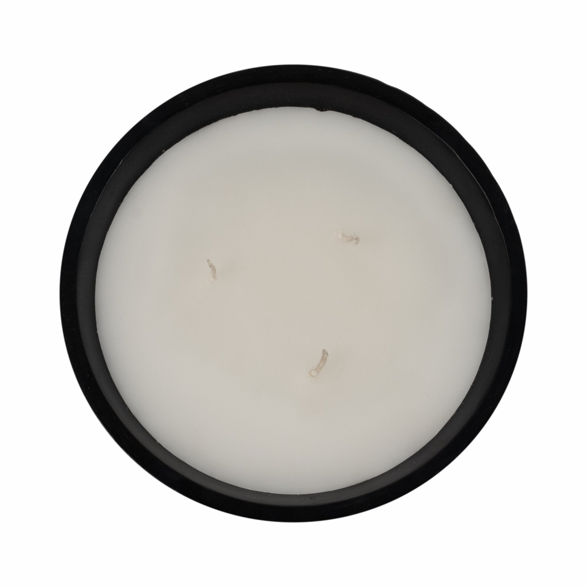 9" 17oz Footed Bowl/scented Wax, Black Candle Holders| Sagebrook Home