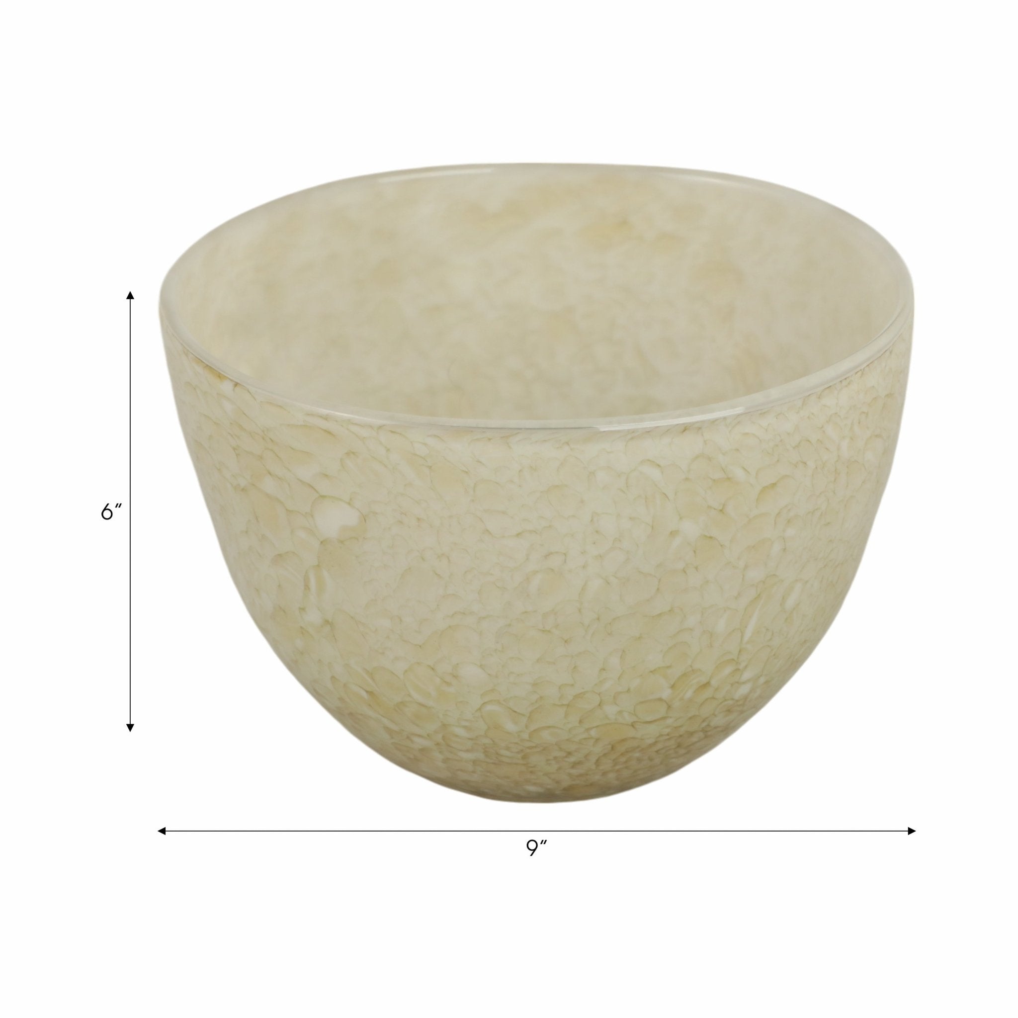 9" Addis Green Glass Bowl Table Decors| Sagebrook Home