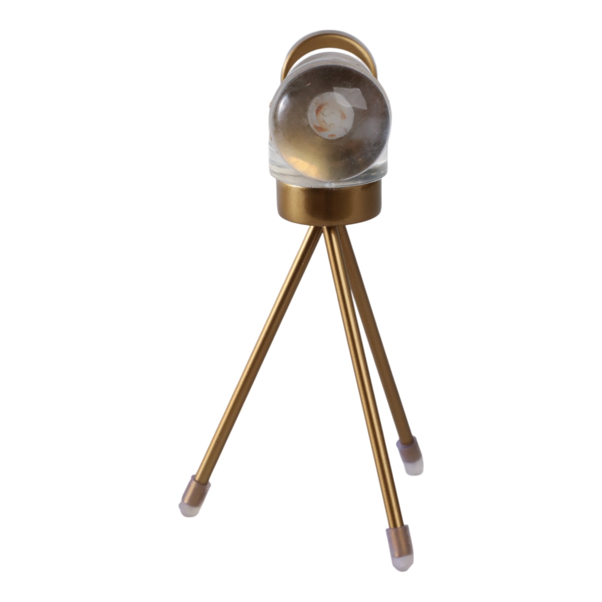 9" Bradford Acrylic And Brass Telescope D?cor Table Decors| Sagebrook Home