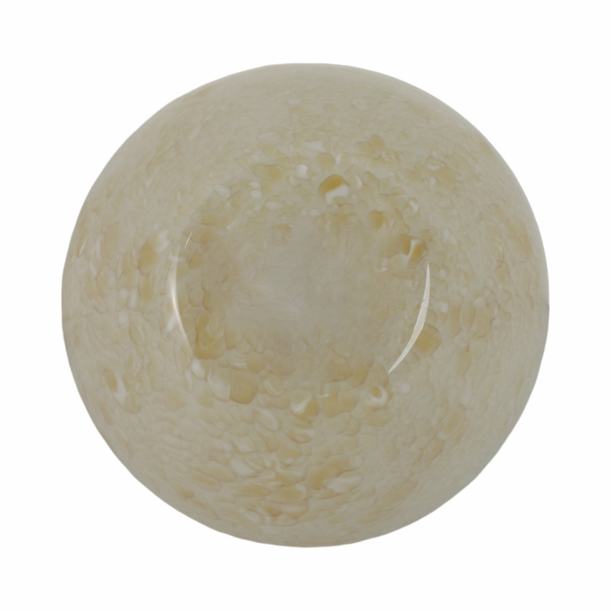 9" Durban Cream Glass Bowl Table Decors| Sagebrook Home