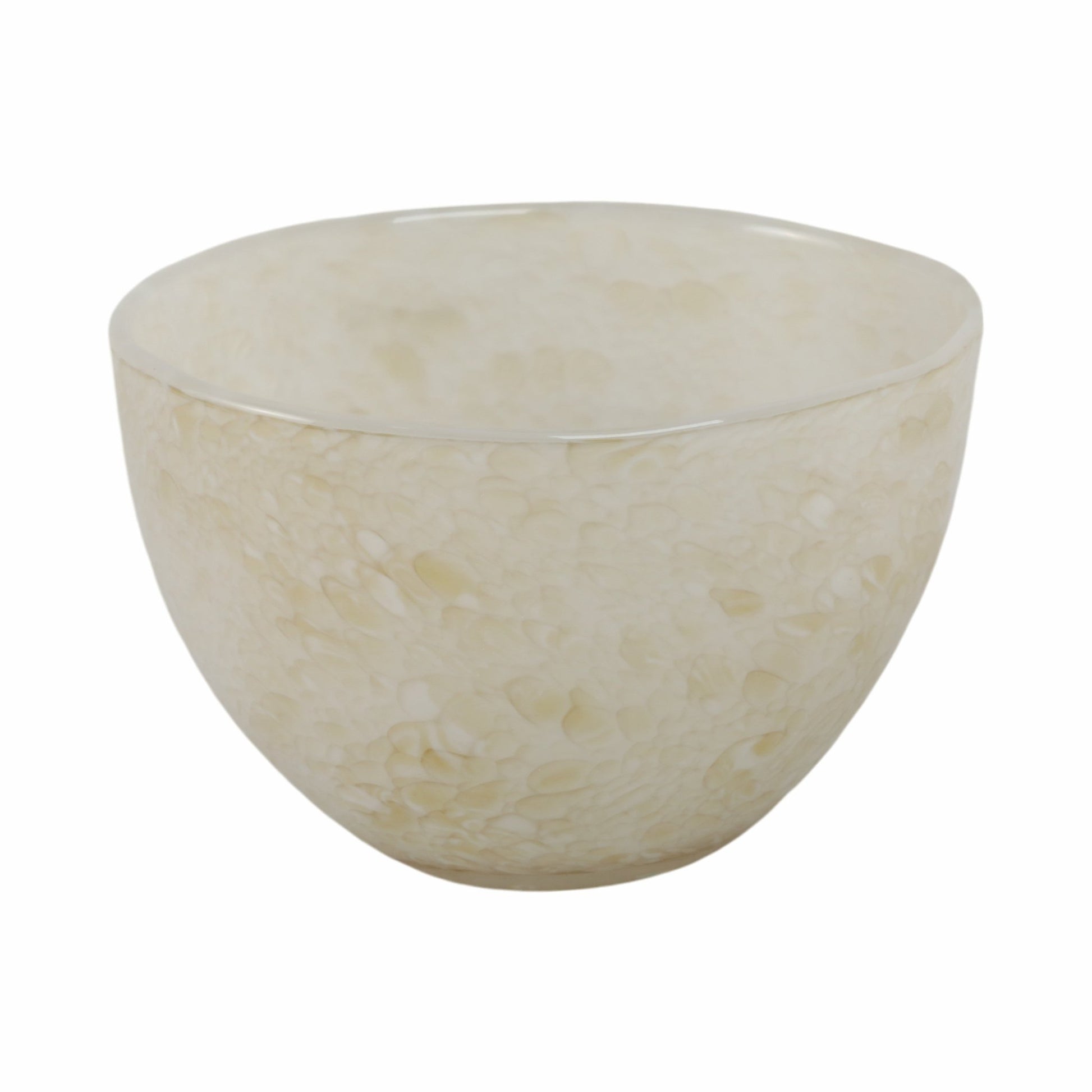 9" Durban Cream Glass Bowl Table Decors| Sagebrook Home