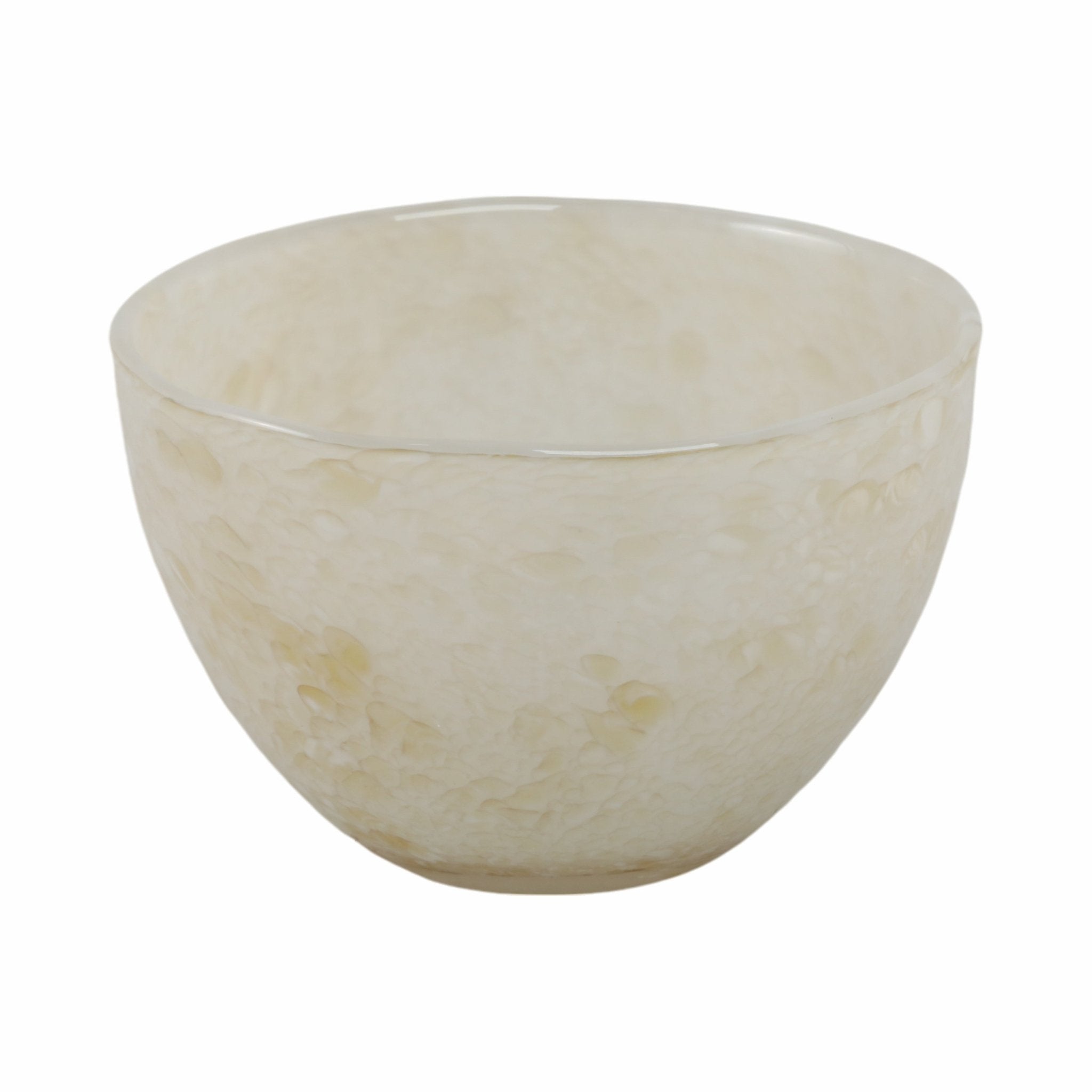 9" Durban Cream Glass Bowl Table Decors| Sagebrook Home