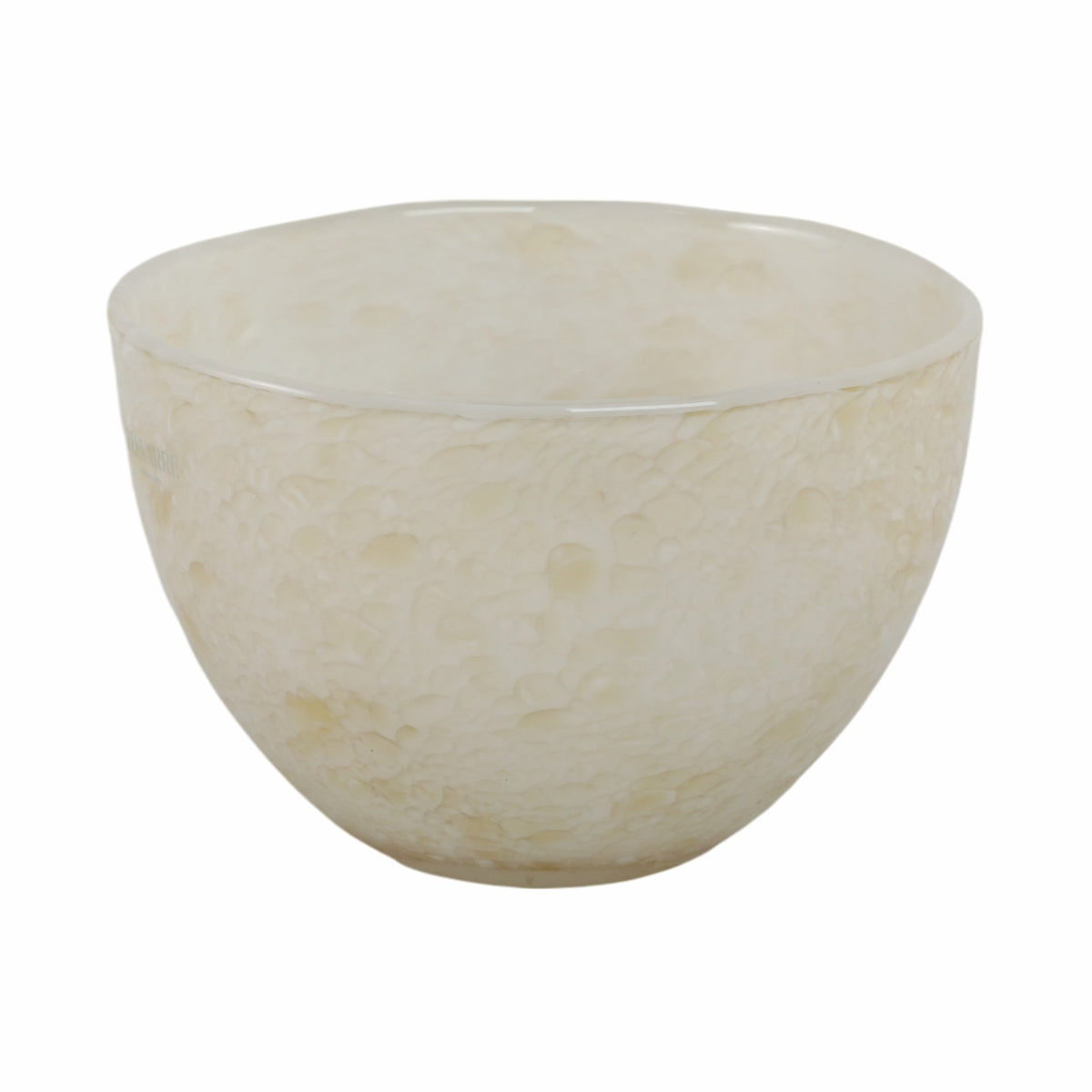 9" Durban Cream Glass Bowl Table Decors| Sagebrook Home
