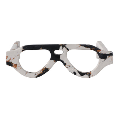 9" Giovanni Engineered Stone Decor Glasses - Al Rugaib Furniture