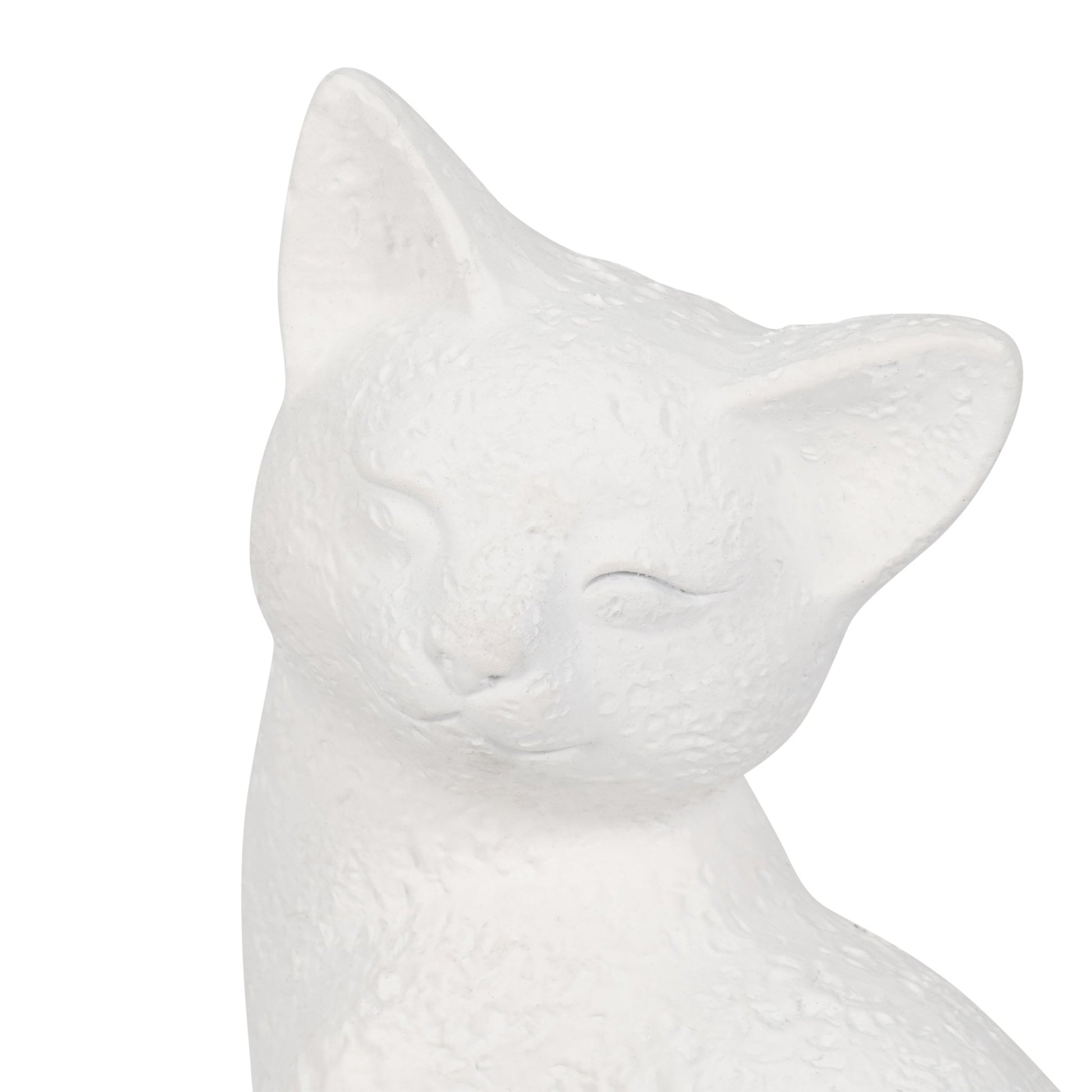 9" Kitty With Hanging Tail, White Table Decors| Sagebrook Home