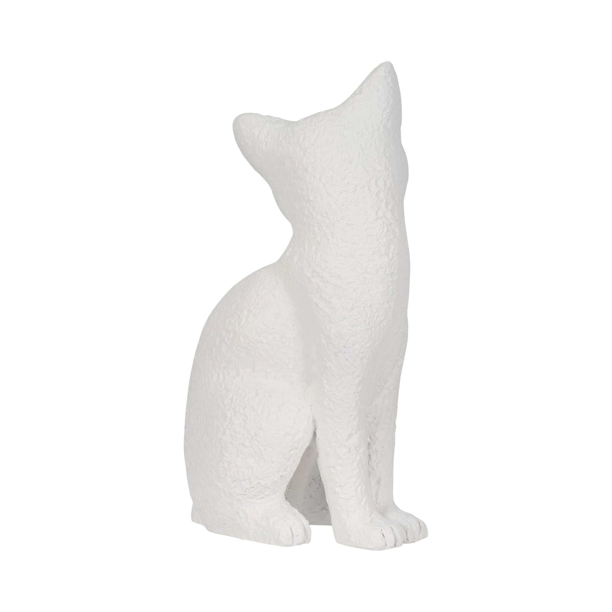 9" Kitty With Hanging Tail, White Table Decors| Sagebrook Home