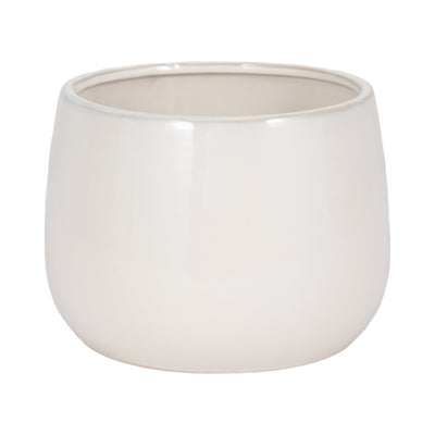 9" Mushroom Applique Planter, Ivory - Al Rugaib Furniture