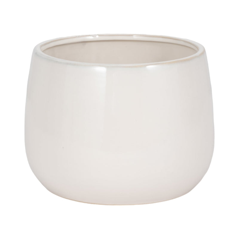 9" Mushroom Applique Planter, Ivory - Al Rugaib Furniture