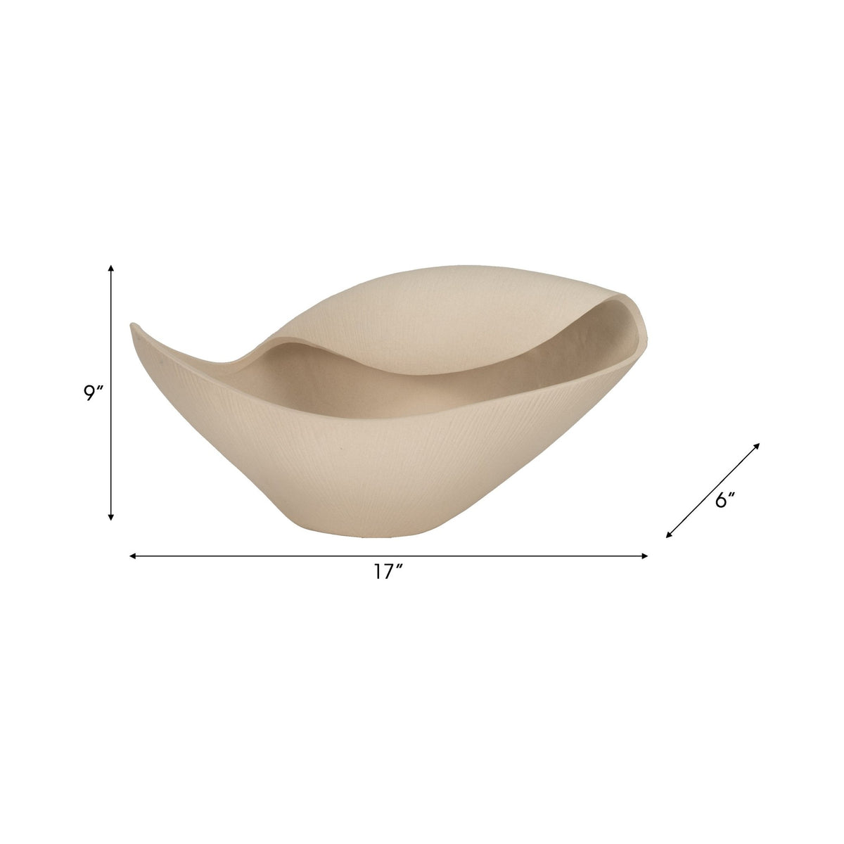 9" NICOLAU DECORATIVE BOWL, SILVER CLOUD Bowl| Sagebrook Home