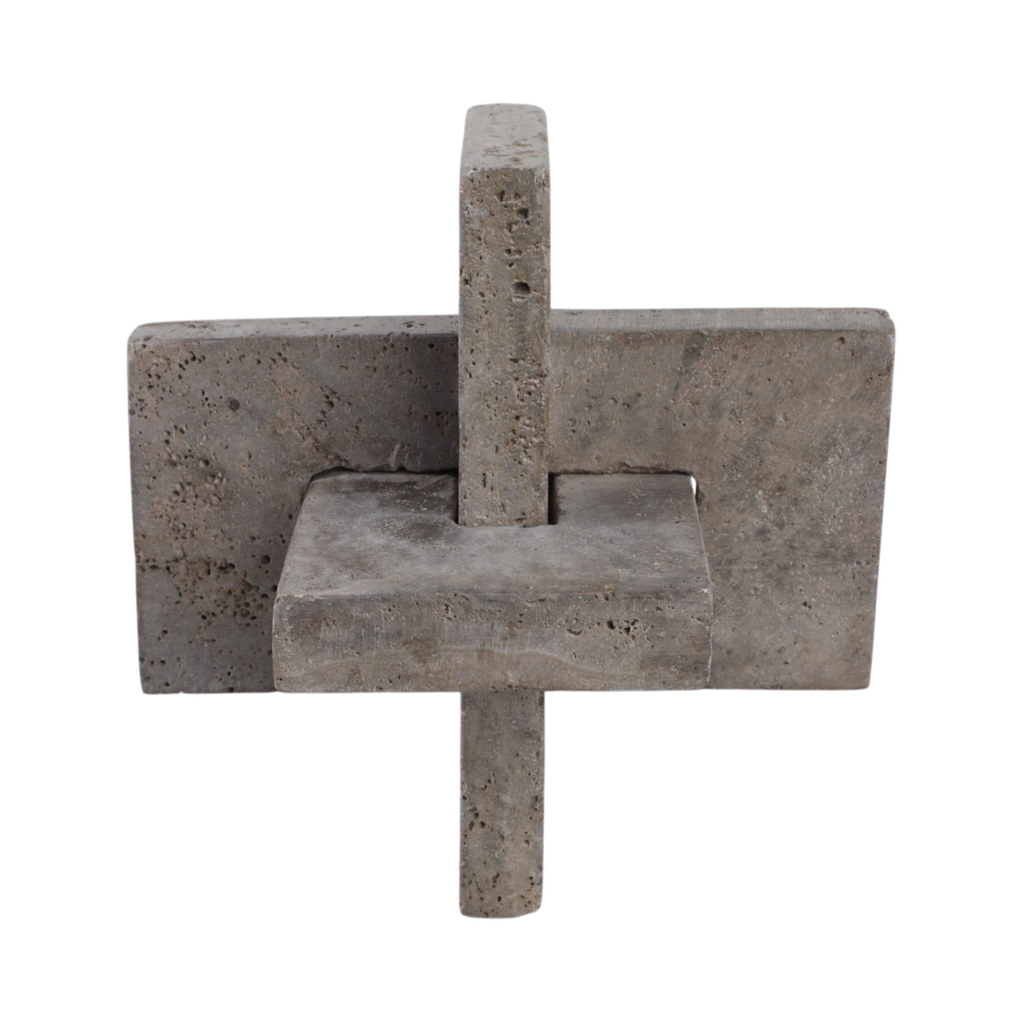 9" Pierce Large Travertine Knot Table Decors| Sagebrook Home