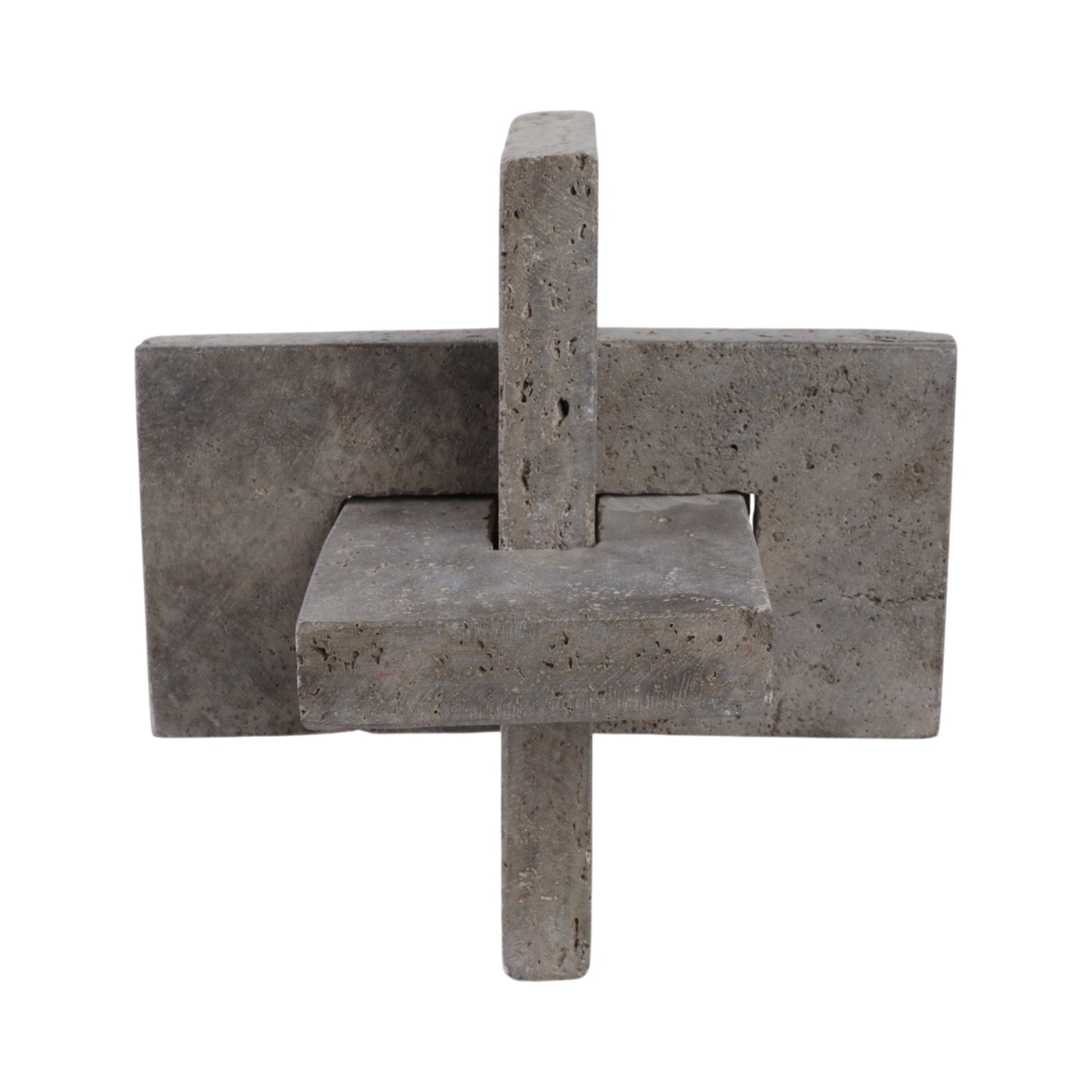 9" Pierce Large Travertine Knot Table Decors| Sagebrook Home