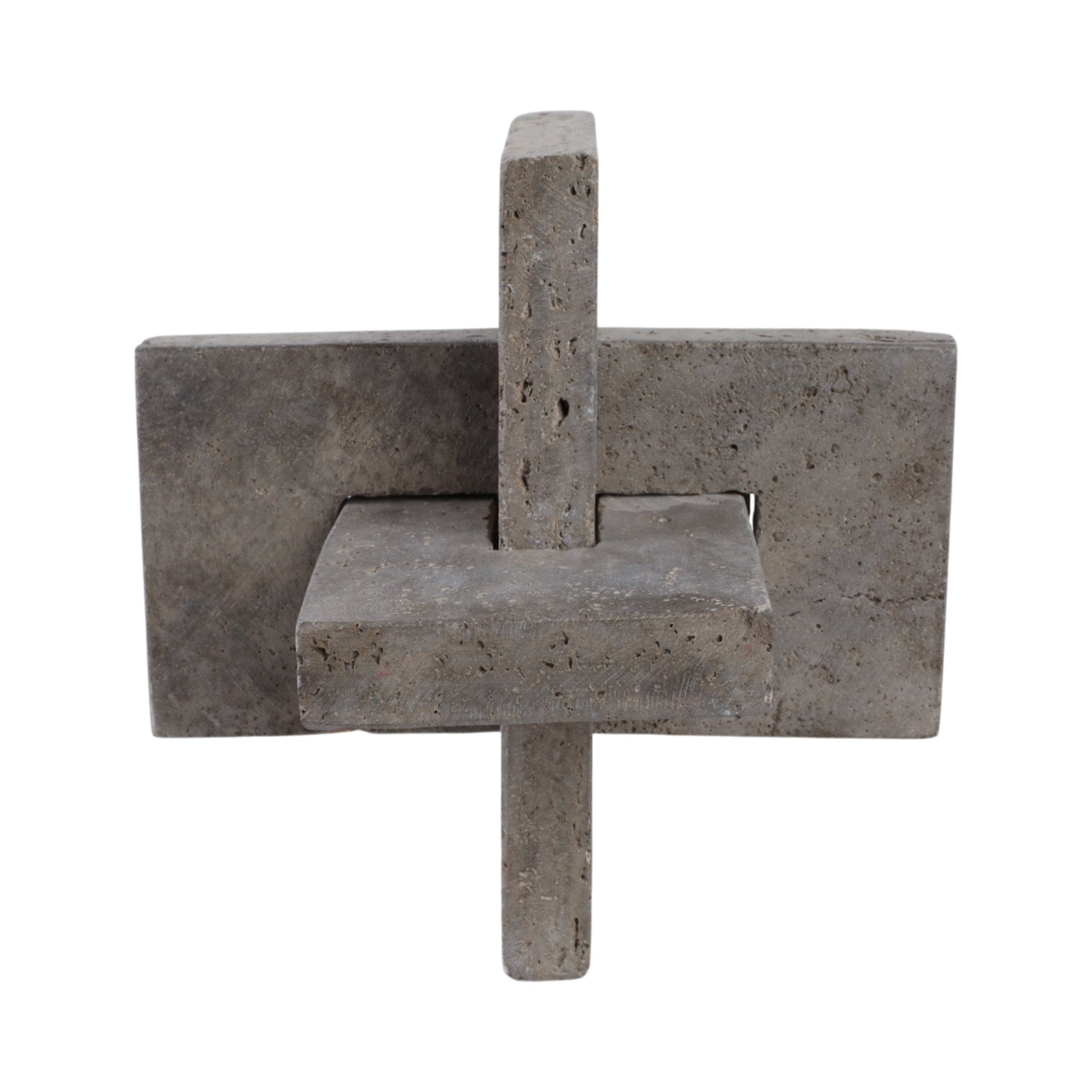 9" Pierce Large Travertine Knot Table Decors| Sagebrook Home