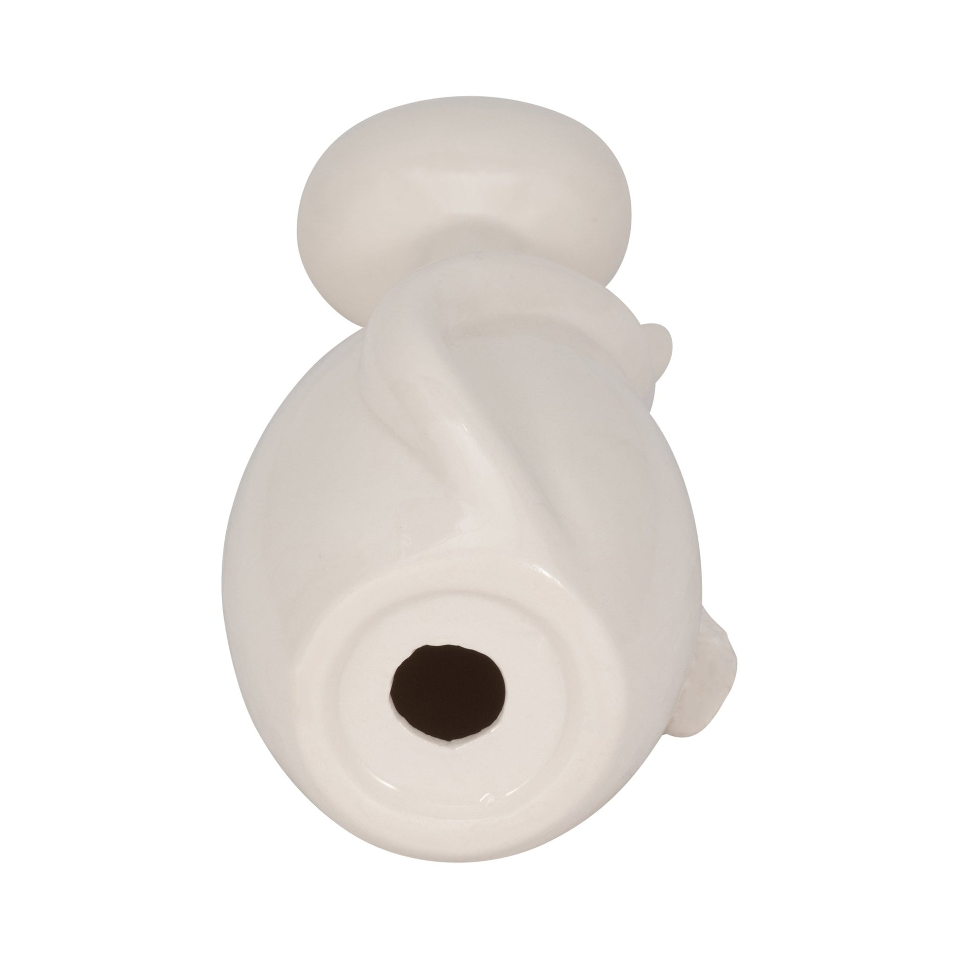 9" Sitting Kitty, White/gold Table Decors| Sagebrook Home