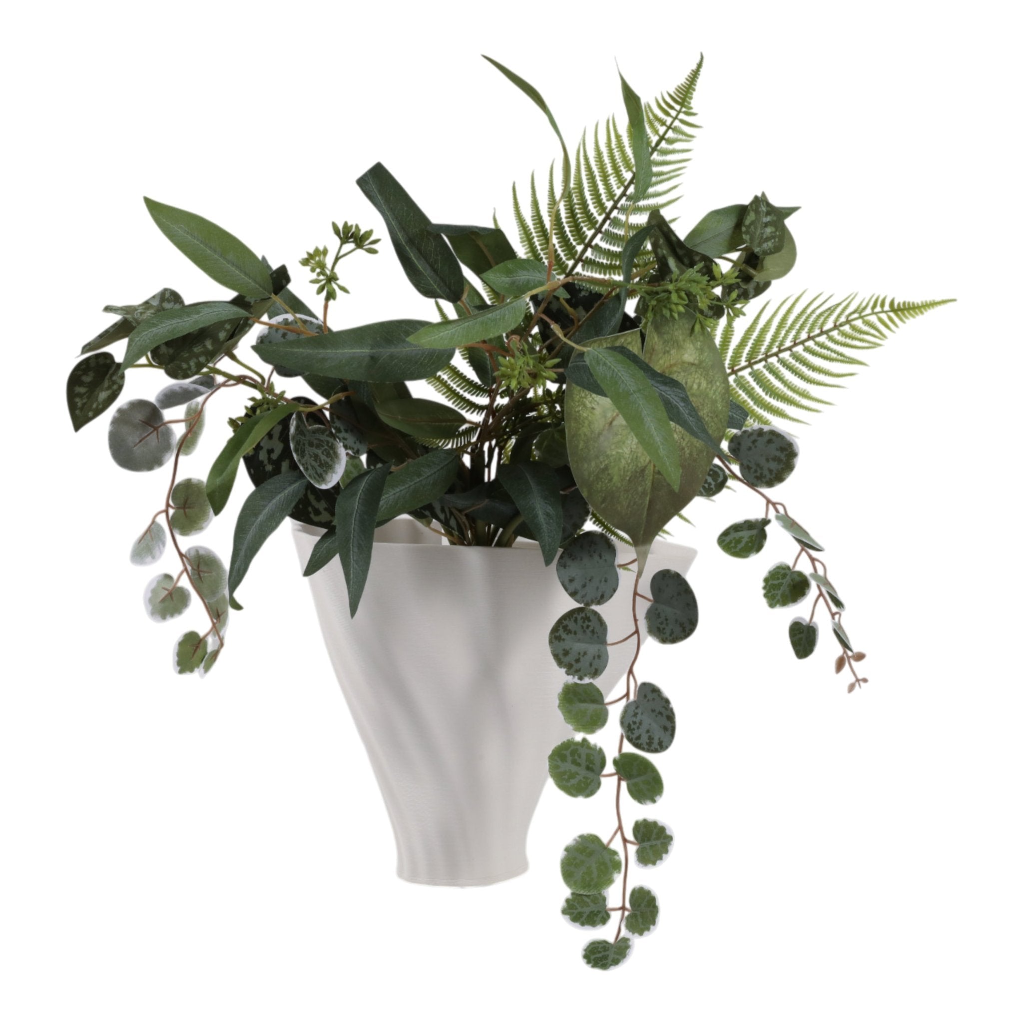 9" Spire Short And Wide 3d Printed Vase, White Vases and Jars| Sagebrook Home