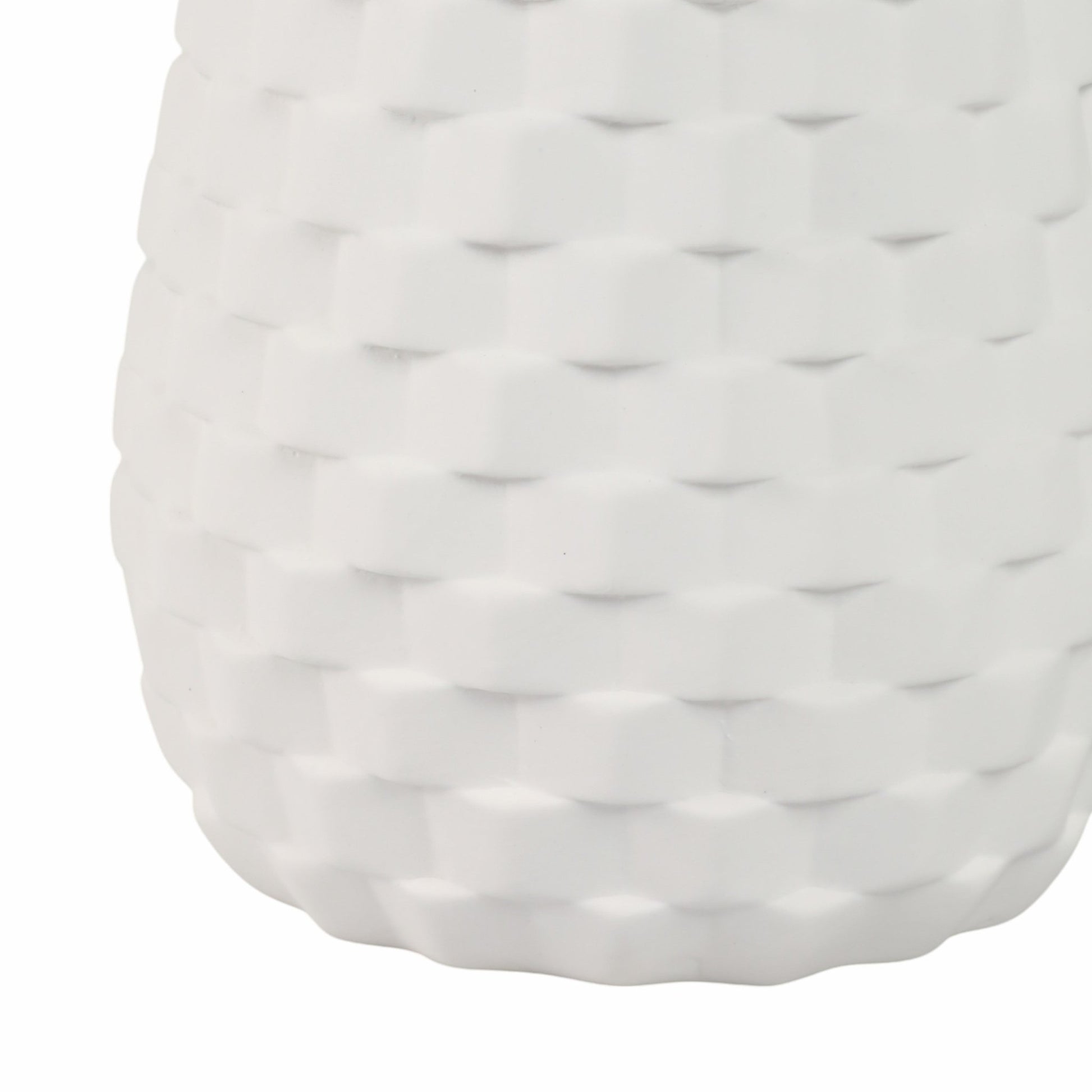 9" Textured Vase, White Vases and Jars| Sagebrook Home